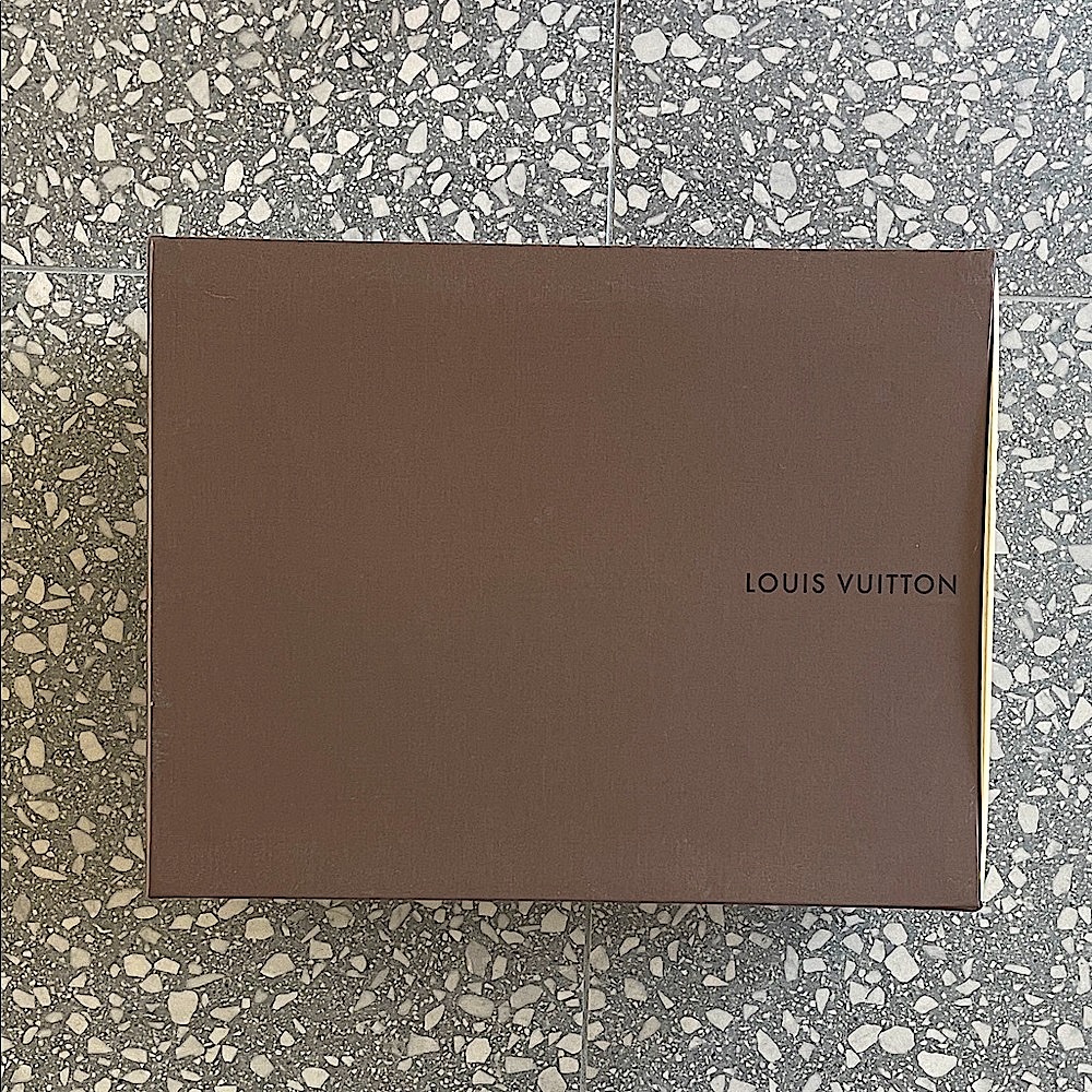 Vintage Louis Vuitton Elegant Brown Bag Box